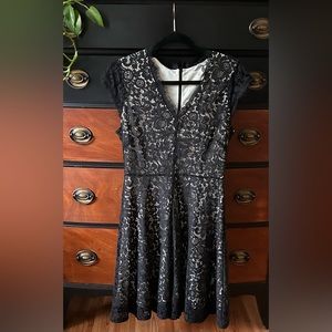 Black Lace Summer Dress Worn Once